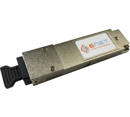 Main Image for Juniper Compatible QFX-QSFP-40G-ESR4 TAA Compliant Functionally Identical 40GBASE-SR QSFP+ 850nm 400m w/DOM Multi Mode MPO/MTP Connector