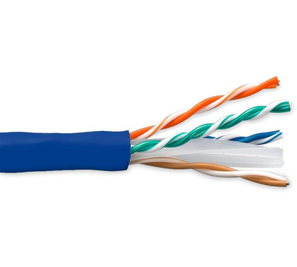 Main Image for ENET CAT6 REEL 4pr Shielded Solid PVC UTP 24 AWG - Blue 1000FT