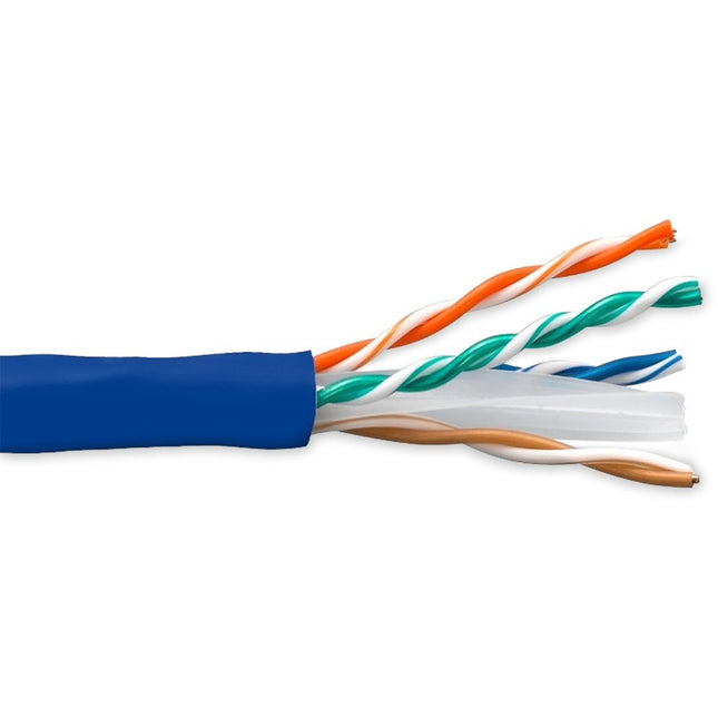 Main Image for ENET CAT6 REEL 4pr Shielded Solid PVC UTP 24 AWG - Blue 1000FT