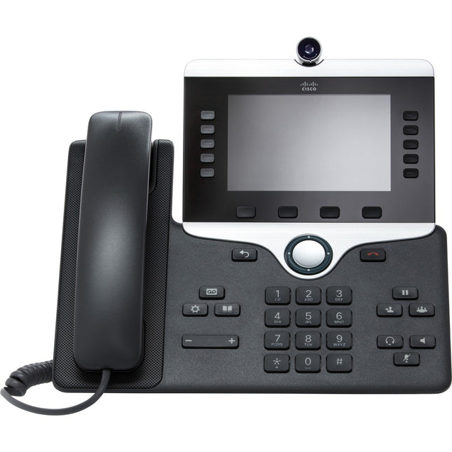 Main Image for Cisco 8845 IP Phone - Corded/Cordless - Corded - Bluetooth - Wall Mountable, Tabletop - Charcoal - TAA Compliant