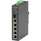 Main Image for Black Box Industrial Ethernet PoE+ Switch - Unmanaged, Extreme Temperature, 6-Port