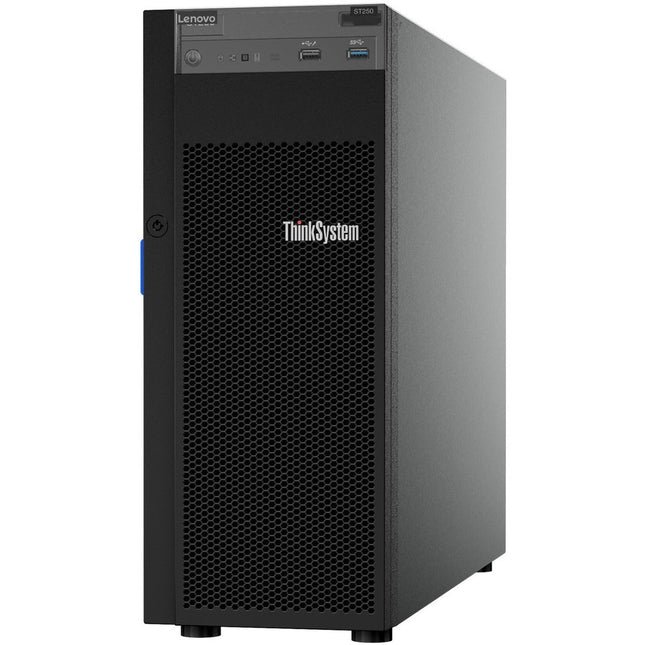 Main Image for Lenovo ThinkSystem ST250 7Y46A01LNA 4U Tower Server - 1 Xeon E-2186G 3.80 GHz - 16 GB RAM - Serial ATA/600 Controller