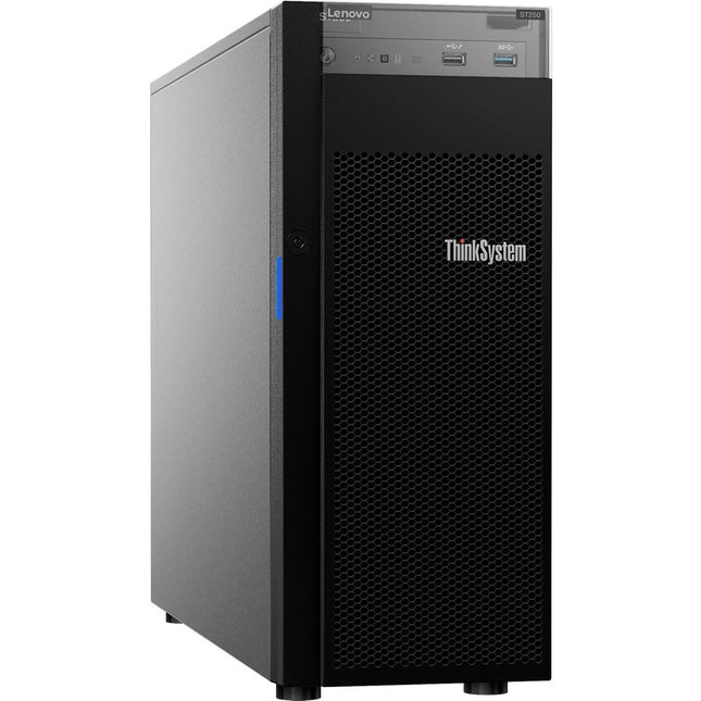 Main Image for Lenovo ThinkSystem ST250 7Y46A001NA 4U Tower Server - 1 Xeon E-2134 3.50 GHz - 8 GB RAM - Serial ATA/600 Controller