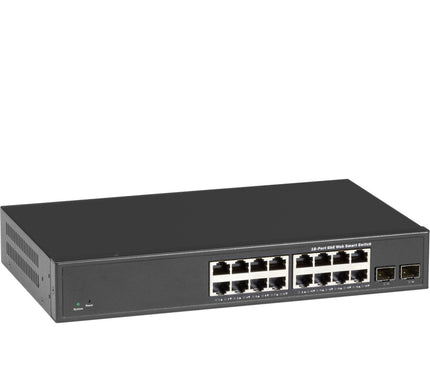 Main Image for Black Box Gigabit Ethernet Switch - Web Smart Eco Fanless, 18-Port