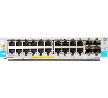 Main Image for HPE 20-port 10/100/1000BASE-T PoE+ / 4-port 1G/10GbE SFP+ MACsec v3 zl2 Module