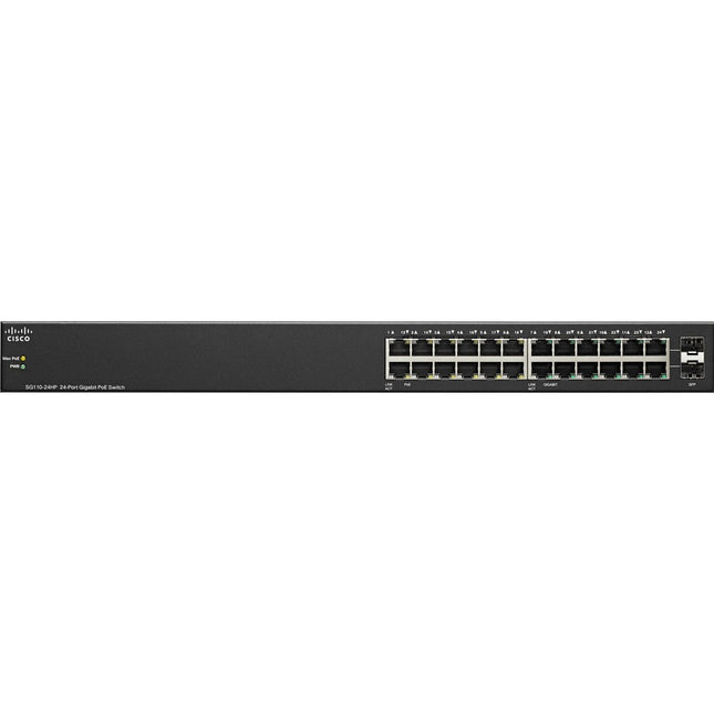 Main Image for Cisco SG110-24HP 24-Port PoE Gigabit Switch