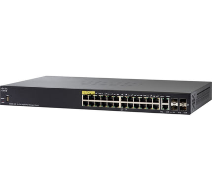 Main Image for Cisco SG350-28P 28-Port Gigabit PoE Managed Switch