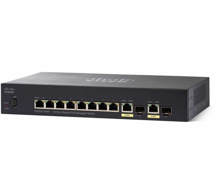 Main Image for Cisco SG350-10MP 10-Port Gigabit PoE Managed Switch