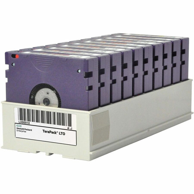 Main Image for HPE Spectra TeraPack TS1160 JE Non Custom Labeled 9 Data Cartridges