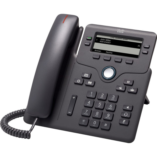Main Image for Cisco 6851 IP Phone - Refurbished - Charcoal