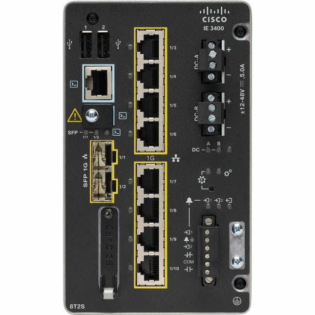 Main Image for Cisco Catalyst IE-3400-8T2S Ethernet Switch