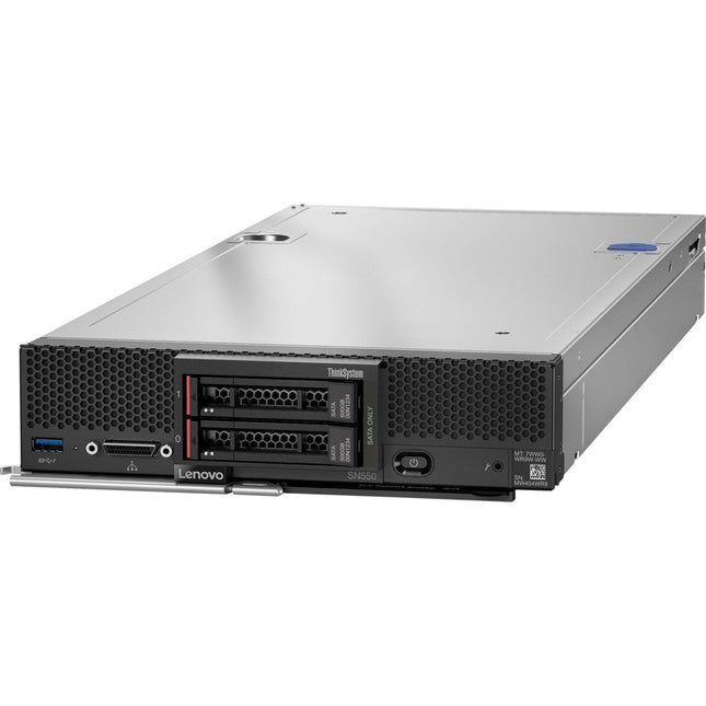 Main Image for Lenovo ThinkSystem SN550 7X16A07MNA Blade Server - 1 Xeon Silver 4208 2.10 GHz - 32 GB RAM - Serial ATA/600, Serial Attached SCSI (SAS) Controller
