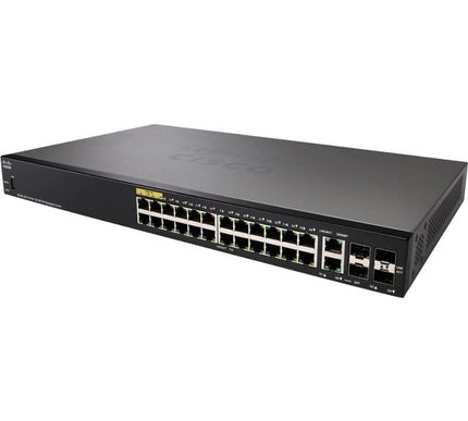 Main Image for Cisco SF350-24P 24-Port 10 100 POE Managed Switch