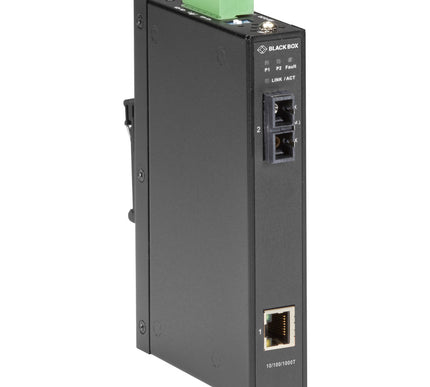 Main Image for Black Box LGC280 Series Gigabit Industrial Media Converter - Single-Mode SC