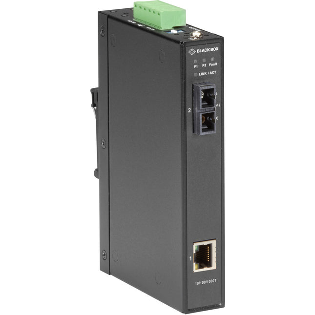 Main Image for Black Box LGC280 Series Gigabit Industrial Media Converter - Single-Mode SC