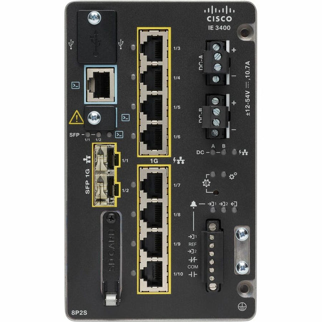Main Image for Cisco Catalyst IE-3400-8P2S-E Ethernet Switch