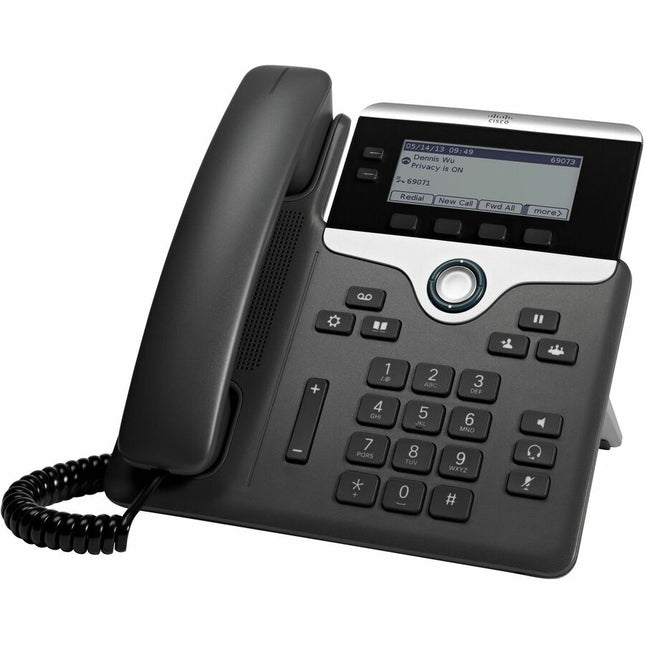 Main Image for Cisco 7821 IP Phone - Corded - Corded - Wall Mountable, Desktop - Charcoal - TAA Compliant