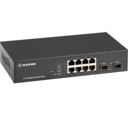 Main Image for Black Box LGB700 Series Web Smart Gigabit Ethernet Switch - SFP, 10-Port