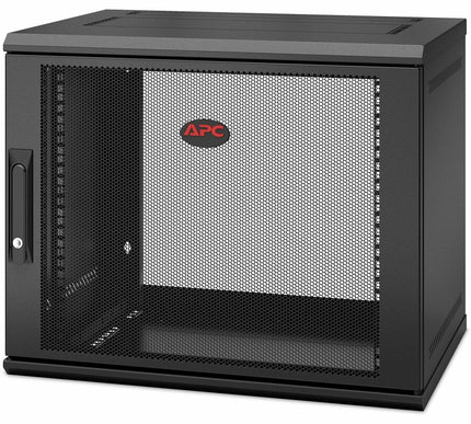 Main Image for APC NetShelter 9U Wallmount Rack Enclosure Cabinet Single Hinged Switch Depth