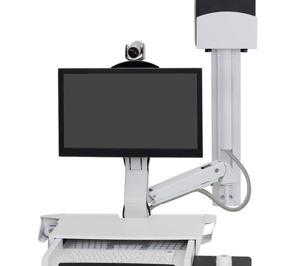 Main Image for Ergotron StyleView Wall Mount for Keyboard, Monitor, Bar Code Scanner, Mouse, CPU, Wrist Rest, LCD Display - White