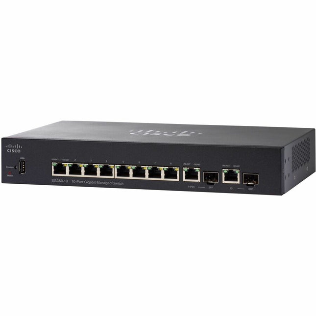 Main Image for Cisco SG350-10 10-port Gigabit Managed Switch