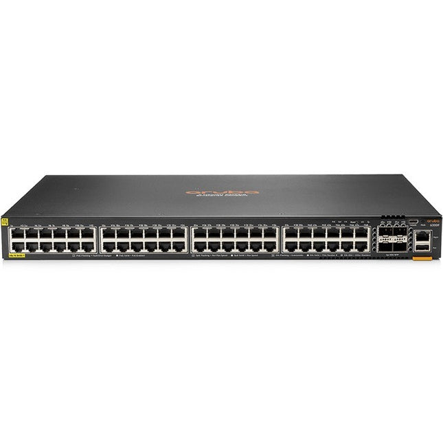 Main Image for HPE 6300F 48-port 1GbE Class 4 PoE and 4-port SFP56 Switch