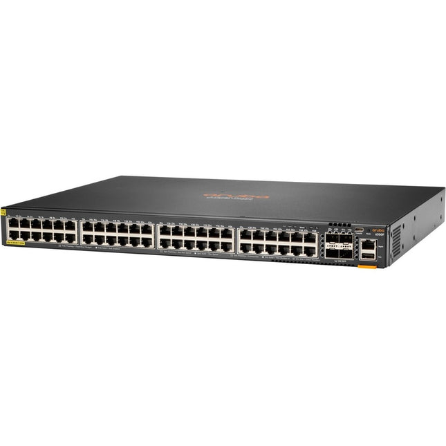 Main Image for HPE 6200F 48G Class4 PoE 4SFP+ 370W Switch