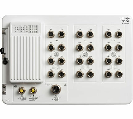 Main Image for Cisco Catalyst IE3400 Heavy Duty w/ 24 GE M12 interfaces, IP67, Network Essentials