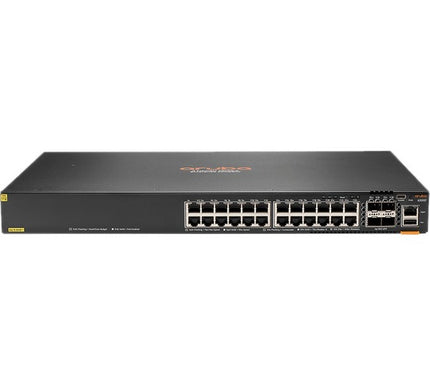 Main Image for HPE 6300F 24-port 1GbE Class 4 PoE and 4-port SFP56 Switch