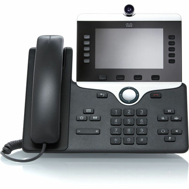 Main Image for Cisco 8845 IP Phone - Refurbished - Corded - Corded - Bluetooth - Wall Mountable - Charcoal - TAA Compliant
