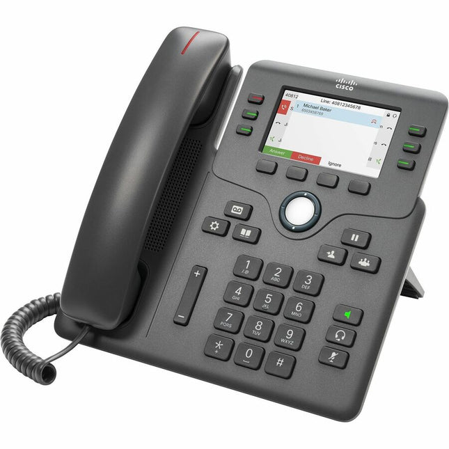 Main Image for Cisco 6871 IP Phone - Corded - Corded - 3 Multiple Conferencing - Wall Mountable