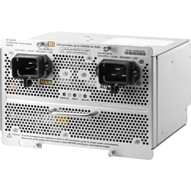 Main Image for HPE 5400R 700W PoE+ zl2 Power Supply