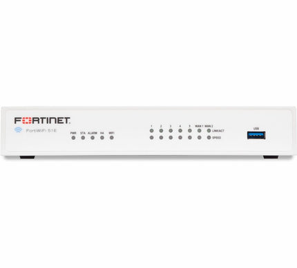 Main Image for Fortinet FortiWifi FWF-51E Network Security/Firewall Appliance