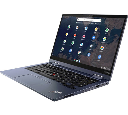 Main Image for Lenovo ThinkPad C13 Yoga Gen 1 20UX000UUS 13.3" Touchscreen Convertible 2 in 1 Chromebook - Full HD - AMD 3150C - 4 GB - 64 GB Flash Memory - English (US) Keyboard - Abyss Blue
