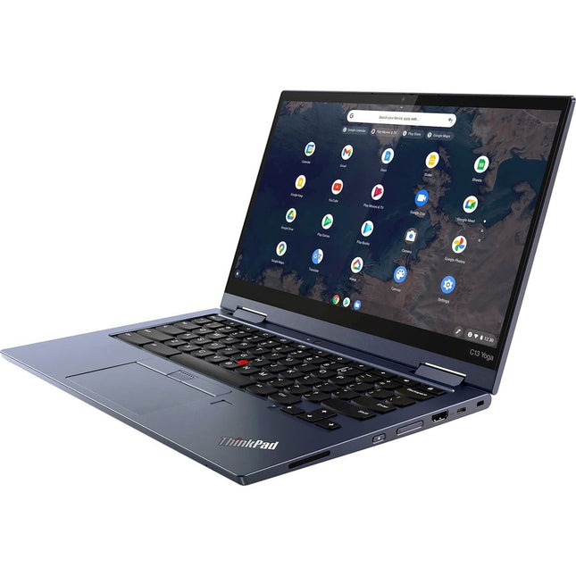 Main Image for Lenovo ThinkPad C13 Yoga Gen 1 20UX000UUS 13.3" Touchscreen Convertible 2 in 1 Chromebook - Full HD - AMD 3150C - 4 GB - 64 GB Flash Memory - English (US) Keyboard - Abyss Blue