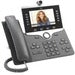 Main Image for Cisco 8865 IP Phone - Refurbished - Corded/Cordless - Corded/Cordless - Wi-Fi, Bluetooth - Desktop, Wall Mountable - Charcoal