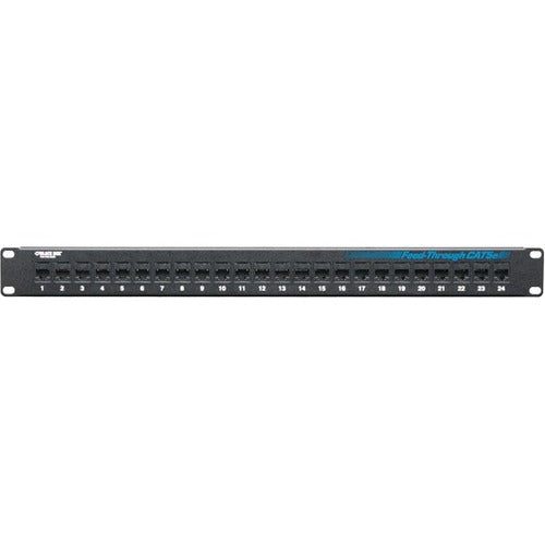 Main Image for Black Box Feed-Through 24 Port Cat 5e Network Patch Panel