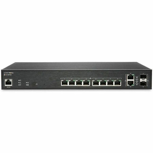 Main Image for SonicWall SWITCH SWS12-10FPOE WITH WIRELESS NETWORK MANAGEMENT ESSENTIAL AND SUPPORT 1YR