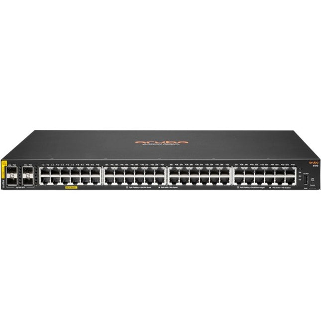 Main Image for HPE 6100 48G Class4 PoE 4SFP+ 370W Switch