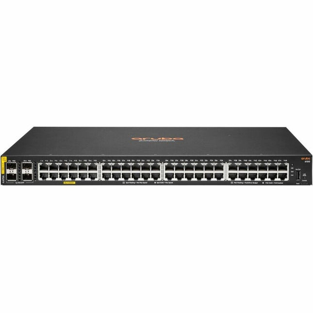 Main Image for HPE 6100 48G Class4 PoE 4SFP+ 370W Switch