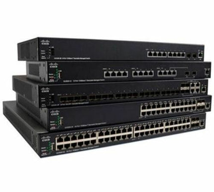 Main Image for Cisco SG350X-24P 24-Port Gigabit PoE Stackable Managed Switch