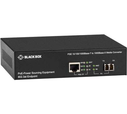 Main Image for Black Box 10/100/1000B-T PoE PSE To 1000B-X Media Converter