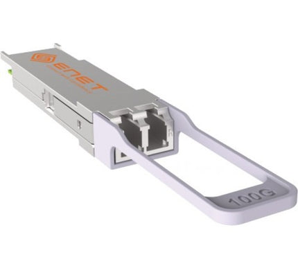 Main Image for ENET Juniper Compatible JNP-QSFP-100G-ZR4 TAA Compliant Functionally Identical 100GBASE-ZR4 QSFP28 1295/1300/1304/1309nm 80km SMF Duplex LC