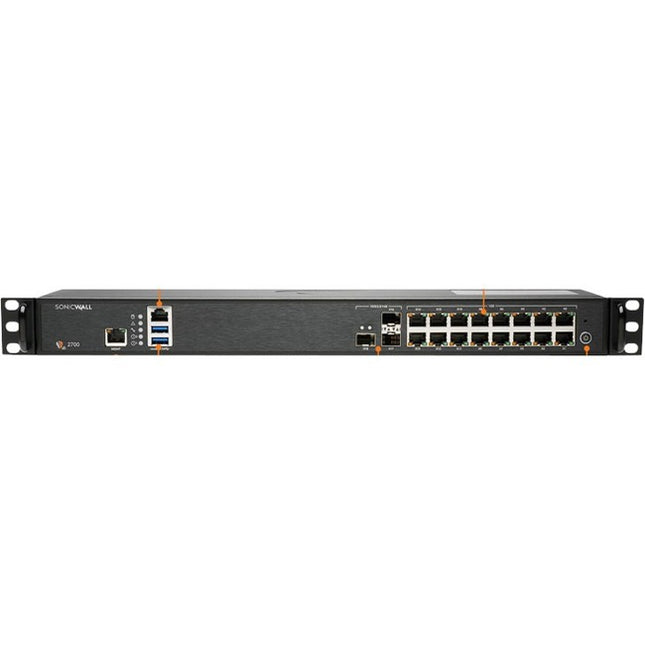 Main Image for SonicWall NSA 2700 Network Security/Firewall Appliance