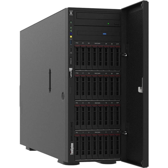 Main Image for Lenovo ThinkSystem ST650 V2 7Z75A002NA 4U Tower Server - 1 Xeon Silver 4309Y 2.80 GHz - 32 GB RAM - Serial ATA/600 Controller