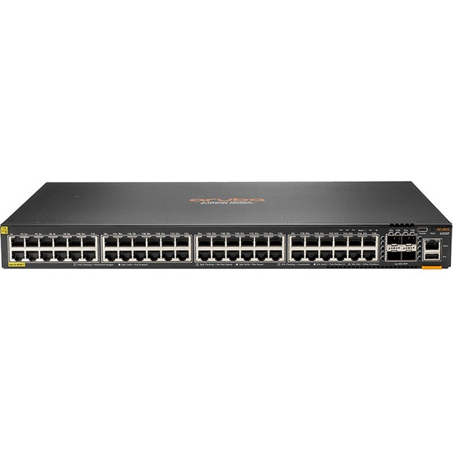 Main Image for HPE 6300F 48-port 1GbE Class 4 PoE and 4-port SFP56 Switch