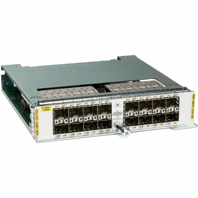 Main Image for Cisco ASR 9000 32-port 1-Gigabit Ethernet Modular Port Adapter with MACSec, requires cSFP or SFP optics