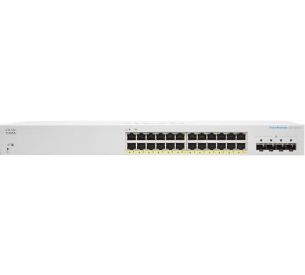 Main Image for Cisco Business CBS220-24P-4X Ethernet Switch