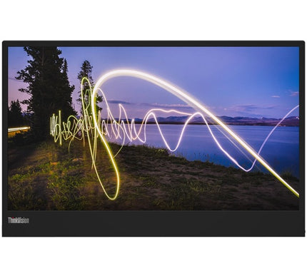 Main Image for Lenovo ThinkVision M15 16" Class Full HD LED Monitor - 16:9 - Raven Black