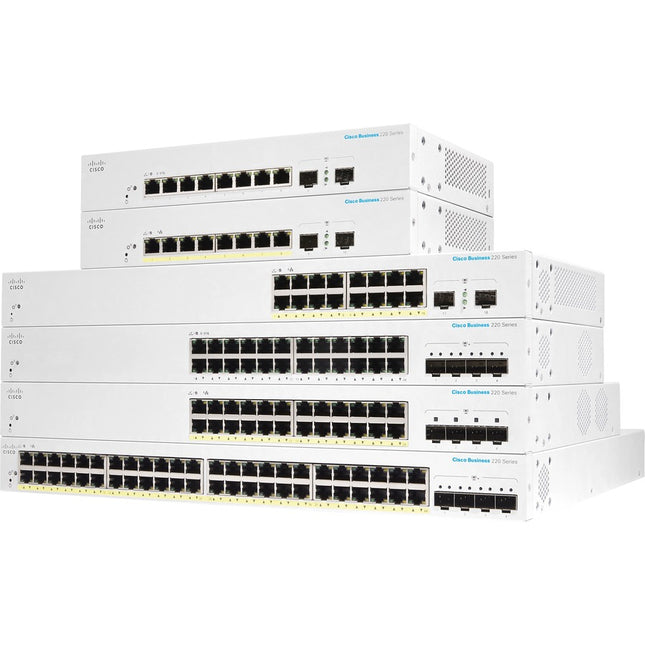 Main Image for Cisco Business CBS220-8FP-E-2G Ethernet Switch